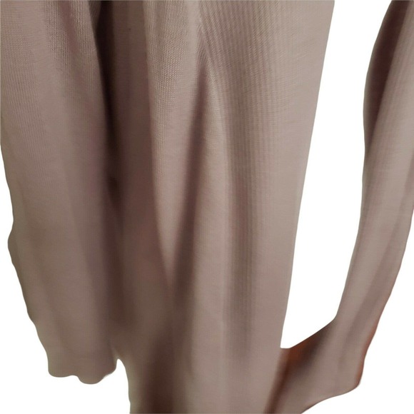 North South Merino - 100% Fine Merino Wool Open Front Cardigan, Mauve Co… - Picture 5 of 8